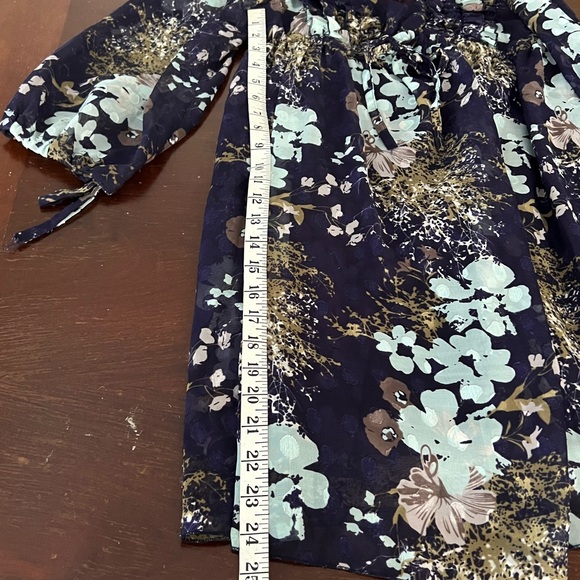 Bohemian Floral Print Mini Dress | M - Picture 10 of 11